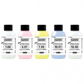 OAKTON 00653-14 pH Buffer Kit, pH 1.68 to 12.46-