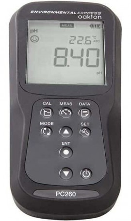 OAKTON 35660-46 PC250 Dual-Channel pH, ORP, Conductivity, TDS, Resistivity, and Salinity Meter-