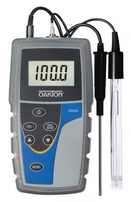 OAKTON ION 6+ pH/Ion Meter Kit with Calibration-