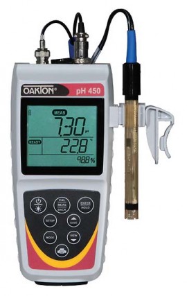 OAKTON PH 450 pH Meter Kit with Calibration-