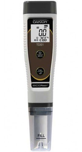 OAKTON WD-35634-08 EcoTestr TDS1 Waterproof Pocket Tester, 0 to 10 ppt-
