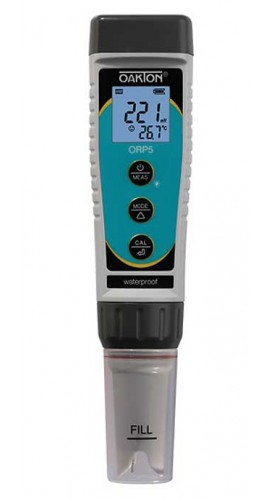 OAKTON WD-35634-54 ORPTestr 5 Waterproof Pocket Tester, 0 to 1,000 mV-