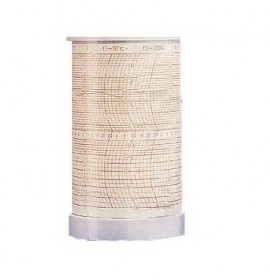 OAKTON WD-35701-50 Chart Paper for Economy Mini-Drum Hygrothermographs, 55-Pack-