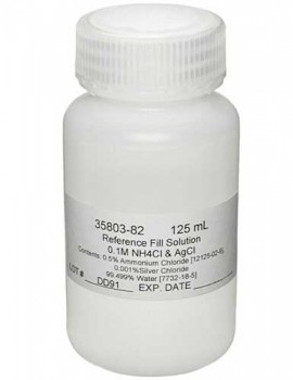 OAKTON WD-35803-82 Ammonium Chloride Electrode Reference Fill Solution, 0.1M, 125 mL-