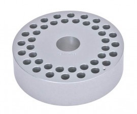 Ohaus 30500586 Uni Block Sample Holder, 0.47" test tubes, 40 holes-