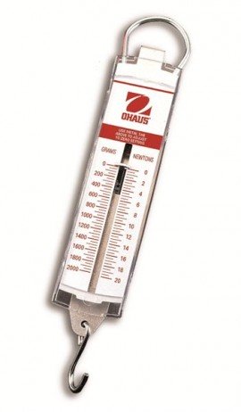 Ohaus 8263-M0 Spring Scale, 17.6 oz-