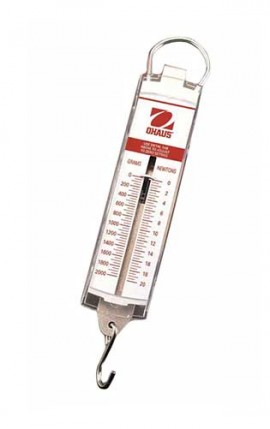 Ohaus 8264-M0 Spring Scale, 2.2 lbs-