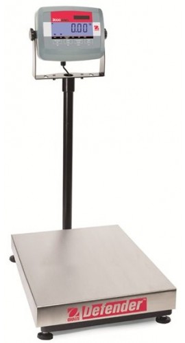 OHAUS D31P300BX Defender 3000 Bench Scale, 660 lbs, 25.6 x 19.7&amp;quot; platform-