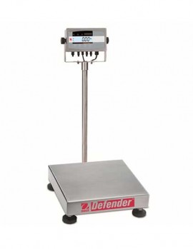 OHAUS D51XW250WX4 Defender 5000 Bench Scale, 500 lbs, 24 x 24&amp;quot; platform-
