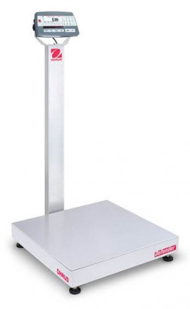 Ohaus D52P125RQV3 Defender 5000 Multifunctional Bench Scale, 250 lb capacity, 24 x 24&amp;quot; platform-