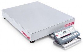 OHAUS D52P125RTX5 Defender 5000 Multifunctional Low Profile Bench Scale with plastic indicator, 250 x 0.01 lbs-