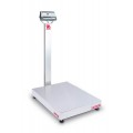 Ohaus D52P250RTV3 Defender 5000 Column-Mount Standard Bench Scale, 500 lb capacity, 31.5 x 23.6&quot; platform-