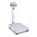 Ohaus D52P50RTX2 Defender 5000 Column-Mount Standard Bench Scale, 100 lb capacity, 24 x 18&quot; platform-