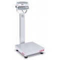 OHAUS D52XW125WQL7 Multifunctional Standard Washdown Bench Scale with stainless steel indicator, 250 lbs. capacity-