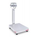 Ohaus D52XW125WTX7 Defender 5000 Column-Mount Washdown Bench Scale, 250 lbs, 24 x 18&amp;quot; platform-