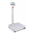 Ohaus D52XW500RQV3 Defender 5000 Column-Mount Standard Bench Scale, 1,000 lb capacity, 24 x 24&quot; platform-