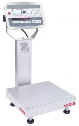 Ohaus D52XW50WQR6 Defender 5000 Multifunctional Bench Scale, 100 lbs, 12 x 12&amp;quot;-