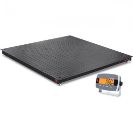 OHAUS i-DF33P2500B1L DEFENDER&amp;trade; 3000 Floor Scale with ABS indicator, 2,500 lbs (1,250 kg), 4&#039; X 4&#039;-