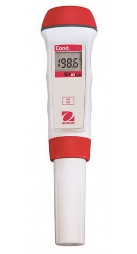 OHAUS ST10C-B Starter Conductivity Pen Meter, 0 to 1999 &amp;micro;S/cm, &amp;plusmn;2.5% FS-