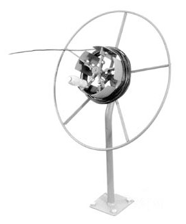 Olympic 450-4 Light Duty Takeup Reel, 4in Diameter-
