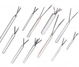 Omega 1PT100K2515 Platinum RTD Element, Pt100, Ceramic Wire-Wound, Class B, 1.5 x 25 mm-
