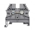 Omega AVK-4 Feed-Through Terminal Block, 30 A, 26 to 10 AWG, 6 mm, gray-