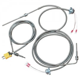 Omega BT Series Bayonet Extruder Thermocouple Probe with spade lugs, type J, 3/16 x 2-1/4&amp;quot;-