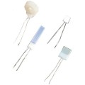Omega F Series RTD Element, Pt1000, class B, 0.197 x 0.157" probe, 2-wire-