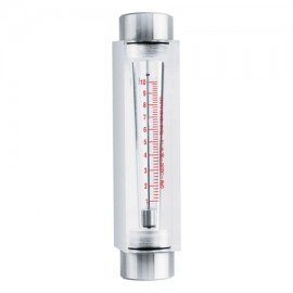 Omega FL7000 Series Variable Area Flow Meter, water, 0.2 to 2 GPM, 1/2" NPT female-
