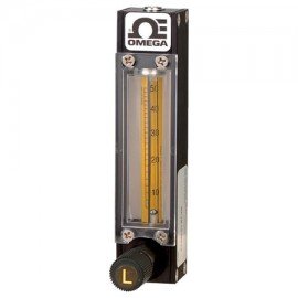 Omega FLD Series Variable Area Flow Meter, air, 0.053 to 0.53 GPM, 1/8" NPT female-