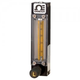 Omega FLD Series Variable Area Flow Meter, air, 0.13 to 1.32 GPM, 1/8" NPT female-