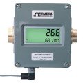 Omega FLR6305D Inline Flow Meter with Analog Output, Water, 0.5 to 5 GPM, 1/2" NPT-