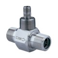 Omega FTB-1400 Series Turbine Flow Meter with amplified pulse output, liquid, 0.75 to 7.5 GPM, 1" NPT-