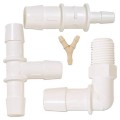 Omega FTKY-TO-8NK Tee Fitting, 1/2" tube ID, 5-pack-