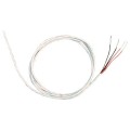 Omega HSRTD Series Flexible Sealed RTD Sensor, Pt100, class B, 4-wire, 180" cable, stripped leads-
