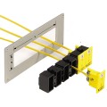 Omega MSS-04 Snap Strip for MPJ panel jacks, 4 positions-