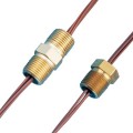 Omega PFT2NPT-4K Vacuum/Pressure Feedthrough for sealing wire and cable, 1/2" NPT, NPT plug, Type K thermocouple, 4 pair-