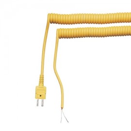 Omega RSC-E-1-0-0 Retractable Thermocouple Sensor Cable, type E, trimmed ends to trimmed ends, 5'-