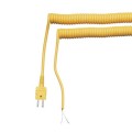 Omega RSC-J-1-4-0 Retractable Thermocouple Sensor Cable, type J, SMP-M to trimmed ends, 5'-