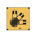 Omega SGD Series Precision Strain Gauge, rectangular stacked rosette, 350 Ω, 0.079 x 0.043" grid, 5 VRMS, solder pad, 5-pack-