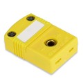 Omega SMPW-K-F Miniature Thermocouple Connector with write-on window, type K female, glass-filled nylon-