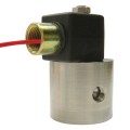 Omega SVH-111-24D High-Pressure Solenoid Valve, 2-Way Normally Closed, Direct Acting, 1/4", 0.005 Cv, 316 SS-