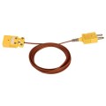 Omega TECT25-8 Thermocouple Extension Cable Assembly, molded, type T, PFA, SMPW-F to SMPW-F, 25'-