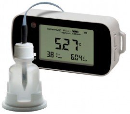 Onset HOBO CX402-T230 InTemp Temperature Data Logger, 6.6' probe, 30 ml bottle-