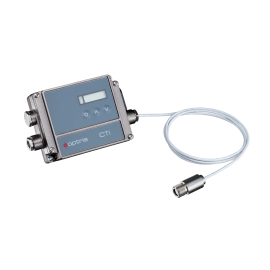 Optris CTi 2M Series IR Pyrometer with standard focus lens, 0 to 1.6 &amp;mu;m, 725 to 2912&amp;deg;F, 75:1, 9.8' cable-
