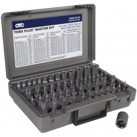 OTC 5900A-PLUS Torx Plus Bit Socket Set, 53-pack, 1/4", 3/8" and 1/2" drive-