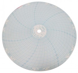 Partlow 213834 Replacement Charts, 10", 7 day, 30 to 230, Box of 100-