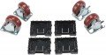 Pelican 0507 Caster Wheel Kit for 0500/0550 Protector Transport Cases-
