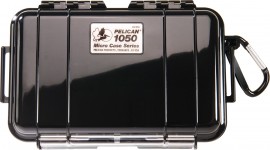Pelican 1050 Series Micro Carrying Case, black/clear, Clearance Pricing-