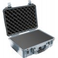 Pelican 1500 Medium Case, Silver-